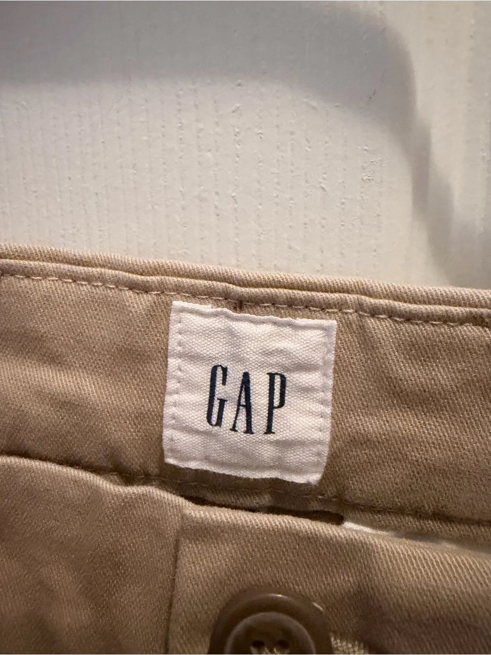 GAP Men’s Slim Fit Chino Pants in Light Khaki